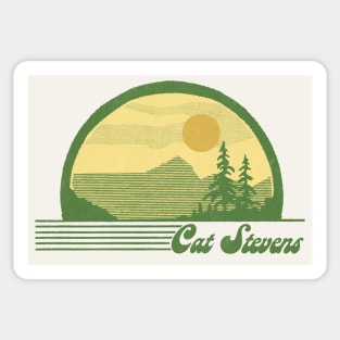 Cat Stevens / Retro Style Country Fan Design Sticker